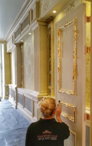 Gilded Details in High-End Period Interior by the Team at HVART Ltd